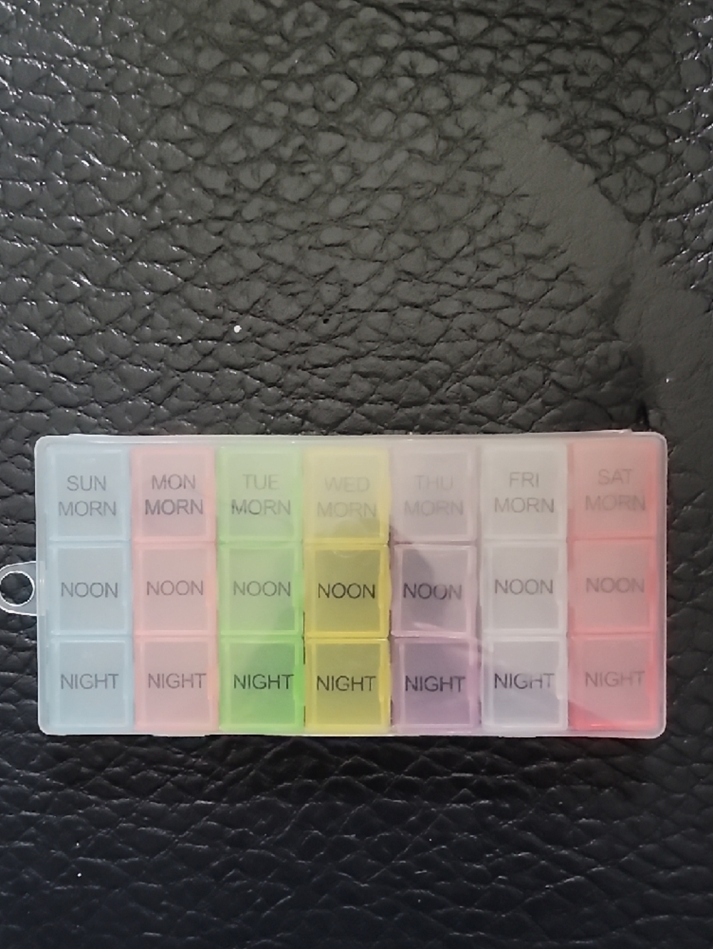 Multicolor 7-Day Weekly  Pill Organizer